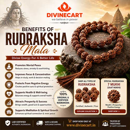 Benefits of Rudraksha – Spiritual, Health & Positive Energy Benefits | Divinecart - Divinecart.in