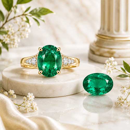 Emerald (Panna) Gemstone - Divinecart.in