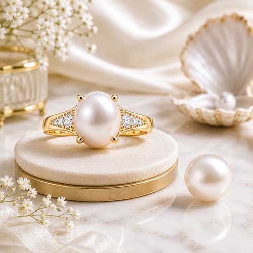 Pearl (Moti) Gemstone - Divinecart.in