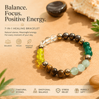 7 Chakra Prosperity Crystal Bracelet - Divinecart.in