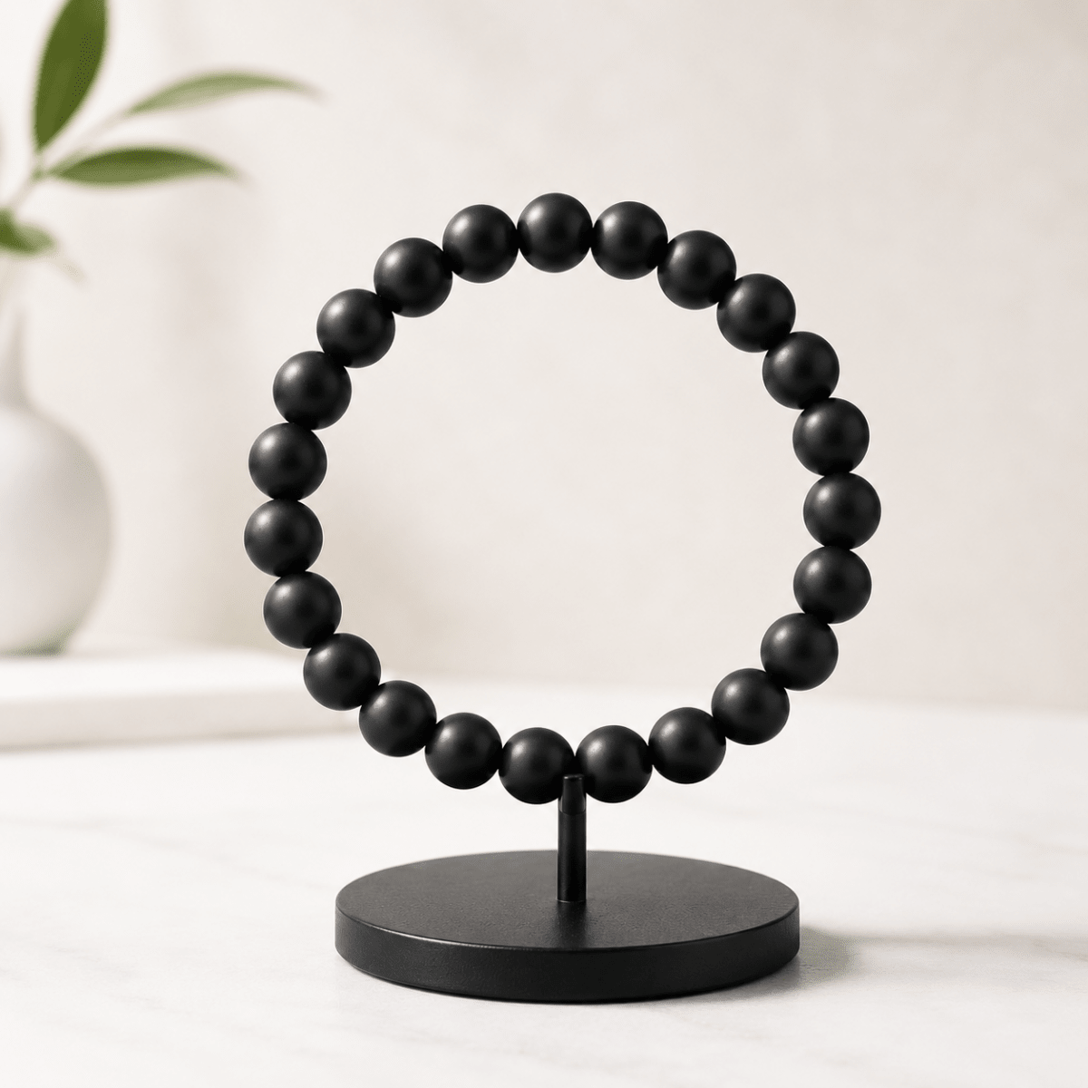 Shiv Silver Karungali Protection Bracelet - Divinecart.in