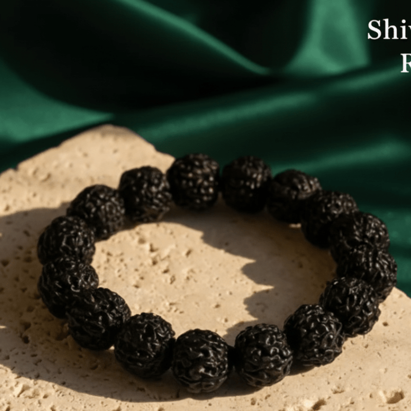 Shiv Blessing 5 Mukhi Rudraksha Bracelet - Divinecart.in