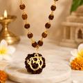 Shree Shiv Om Gold Blessing Mala - Divinecart.in