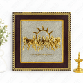 Raw Pyrite Dust Frame | Wealth, Prosperity & Positive Energy Decor | Divinecart - Divinecart.in